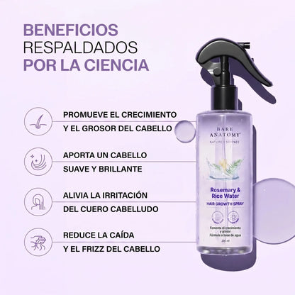 Spray agua de arroz