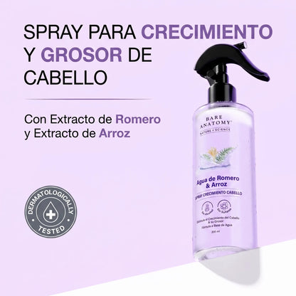 Spray agua de arroz